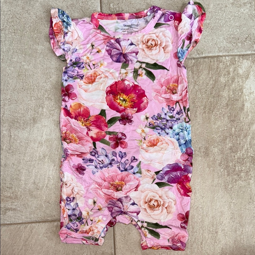 Posh Peanut ruffle romper
